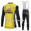 Completo Maglia ML + Pantaloncino con bretelle ML 2018 LottoNL-Jumbo N001